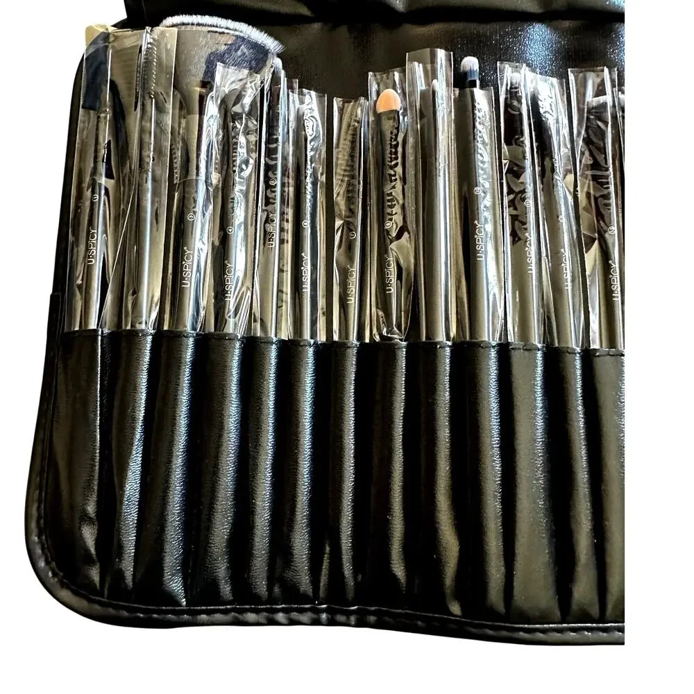 U-Spicy US-MB03 32-PC Cosmetic Makeup Brush Set with Case-NEW